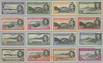 227858 - 1938-1953 SG.38-47, George VI. Motives ½P - 10Sh; complete 