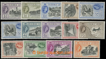 227875 - 1956-1961 SG.221-222, 214a, Elizabeth II. Motives ½P - £1;