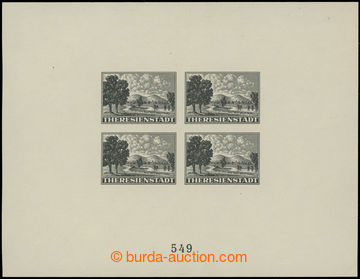 227888 - 1943 Pof.PrA1b, Promotional miniature sheet for Red Cross in