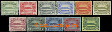 227893 - 1908 SG.8-17, Rowing-boat ½P - 5Sh; complete set, cheap 2P 