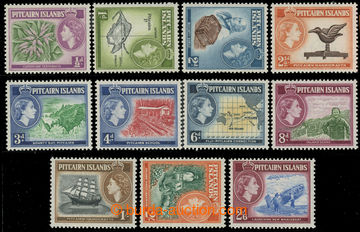 227897 - 1957-1963 SG.18-28, Elizabeth II. Motives ½P - 2Sh6P; super