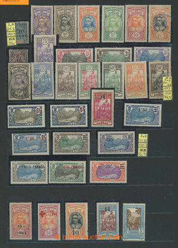 227997 - 1903-1924 PARTIE / two sets Mi.24-40, 73-80 and single stamp