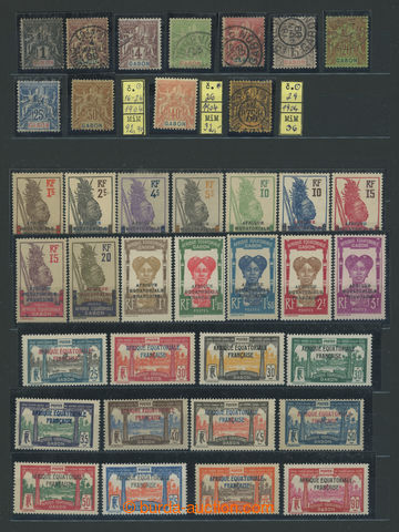 227998 - 1904-1932 PARTIE / chosen sets and single stamps, i.a. part 