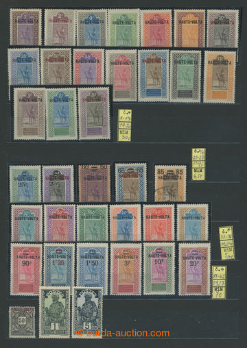 228001 - 1920-1927 PARTIE / various sets, contains Mi.1-17, 23-27, 31