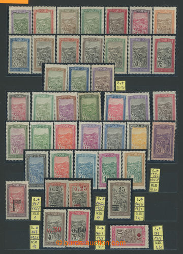 228003 - 1892-1922 SELECTIN / of sets and single stamps, contains i.a
