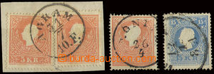 22806 - 1859 issue II, comp. 2 pcs of stamp. 5 Kreuzer and 1  pcs 15