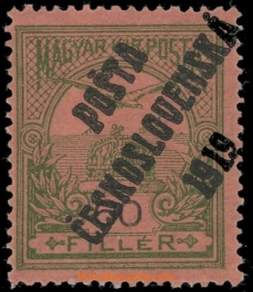 228093 -  Pof.94, 60f green / black, overprint III. type; label, exp.