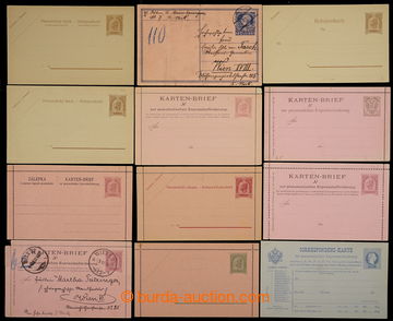228234 - 1881-1908 PNEUMATIC TUBE POST / selection of 28 letter cards