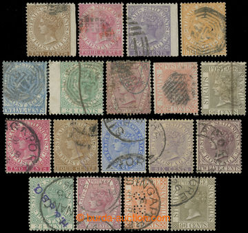 228252 - 1867-1883 SG.11-19, 63-71, 2 série Viktorie 2C-96C, komplet