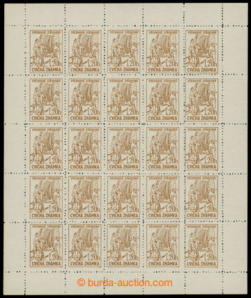228375 - 1954 TRAINING STAMPS - POSTAGE STAMPS / Pof.2A, 20h light br