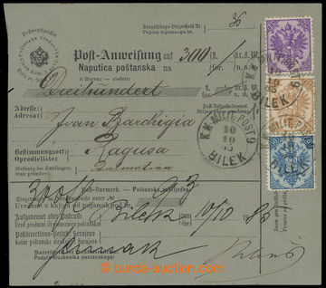228432 - 1885 larger part of dispatch-note for withdrawing of 300 gol