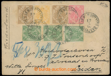228433 - 1900 letter to Netherlands with 4-coloured franking Eagle 3 