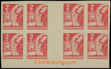 228446 -  DESKOVÉ ZNAČKY / Pof.354Mv (2x4) + plate mark,  2 Koruna 
