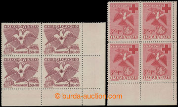 228622 - 1949 Pof.527-528, Czechosl. red cross, complete set of in LR