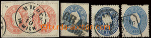 22869 - 1860 issue III, comp. 4 pcs of stamp. values 5 and 15 Kreuze