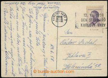 228879 - 1959 Pof.1091X, Novotný 30h fialová, 1. vydání - chyboti