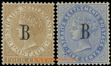 228961 - 1882 BANGKOK - Britská pošta SG.17, 18, Viktoria 4C a 5C S