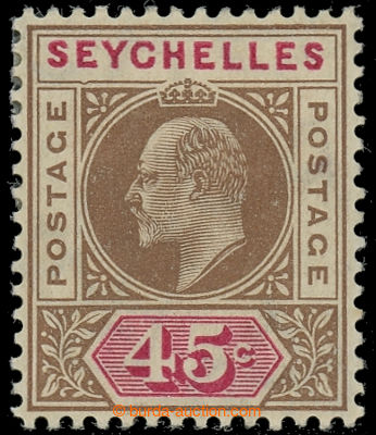 228964 - 1906 SG.67a, Edward VII. 45C , DENTED FRAME; very fine  qual