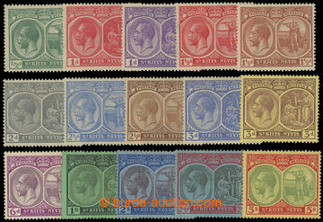 228999 - 1921 SG.37-47, George VI. / Columbus 1/2P-5Sh; very fine set