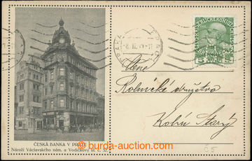 229089 - 1911 Maxa Č5, identifikační lístek s vyobrazením bankov