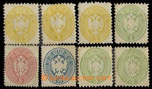 22922 - 1887 - 94 comp. 8 pcs of reprints stamp. issue 1863 - 64, va