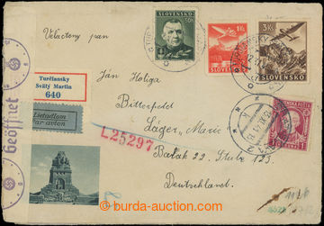 229291 - 1941 Reg and airmail letter addressed to to work camp Lager 
