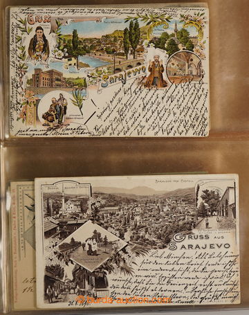 229409 - 1895-1914 [SBÍRKY]  sestava 94ks prošlých pohlednic a cel