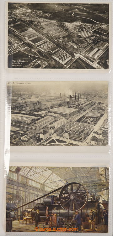 229412 - 1900-1940 [SBÍRKY] MOTIV - továrny, stavby, přehrady, vor