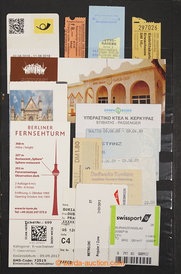 229422 - 1990-2019 [COLLECTIONS]  ADMISSION TICKETS, TICKETS - cestov