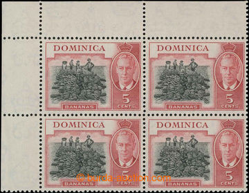 229473 - 1951 SG.125c+125, Jiří VI. Motivy 5C černá / karmínová
