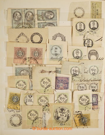 229522 - 1850-1918 [SBÍRKY]  RAKOUSKO / sbírka kolků různých emi