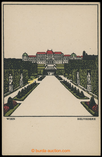 229558 - 1910 Wiener Werkstaette No.136, Wien - Belvedere, color, Un;