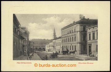 229574 - 1910 NOVÝ JIČÍN - Oberthor Strasse, ulice s koňským pov