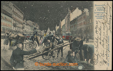 229577 - 1903 PRAHA - Silvestrovská noc na Václavském náměstí, 