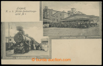 229581 - 1910 LIPNÍK NAD BEČVOU - vojenský nemocniční vlak s lok
