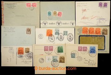229652 - 1938-1941 comp. 10 pcs of entires with postmarks occupied Sl