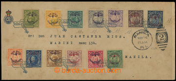 229728 - 1926 Mi.291-303, envelope sent in Manila with overprint stam