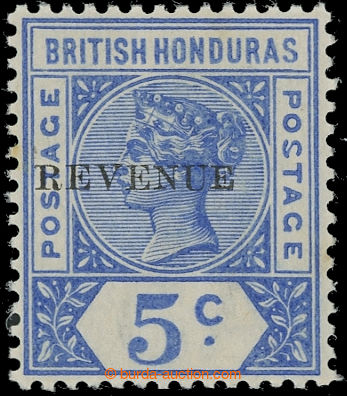 229736 - 1899 SG.66b, Victoria 5C ultramarine, overprint REVENUE with