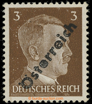 229899 - 1945 ANK.8cx, A. H. 3Pfg grey-brown with overprint AUSTRIA, 