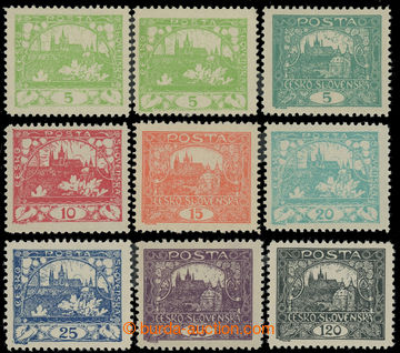 230014 -  Pof.3D-21D, complete set of stamp. with line perforation 11