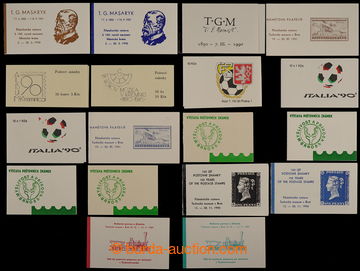 230081 - 1985-1991 unofficial stamp-booklet / selection of 18 unoffic