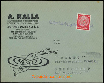 230159 - 1938 PERFIN / Maxa A36, identification envelope franked with