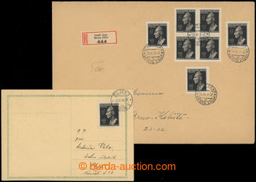 230162 - 1943 1. TESTER / commercial Reg letter greater format with 7