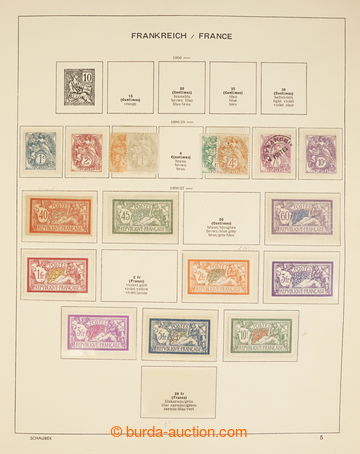 230250 - 1900-1962 [COLLECTIONS]  fine collection on pages Schaubek i