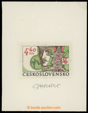 230301 - 1975 PLATE PROOF  stamps for CDV168, Congress patologické f