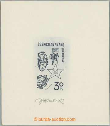 230313 - 1976 ZT  Pof.2194, XV. sjezd KSČ 30h, zkusmý tisk definiti