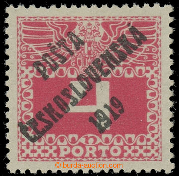230415 -  Pof.66, Velké číslice 4h červená, III. typ; lehká sto