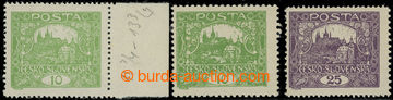 230419 -  Pof.6A, 6B, 11F, selection of 10h green with comb perforati
