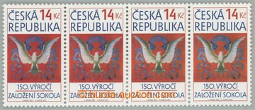 230432 - 2012 Pof.711 VV, 150. výročí Sokola 14Kč, vodorovná 4-p