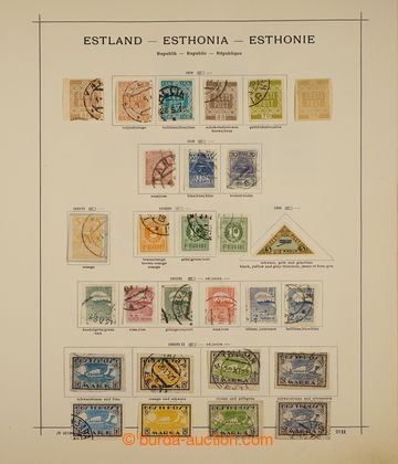 230459 - 1918-1926 [COLLECTIONS]  BALTIC COUNTRIES / 3 small collecti